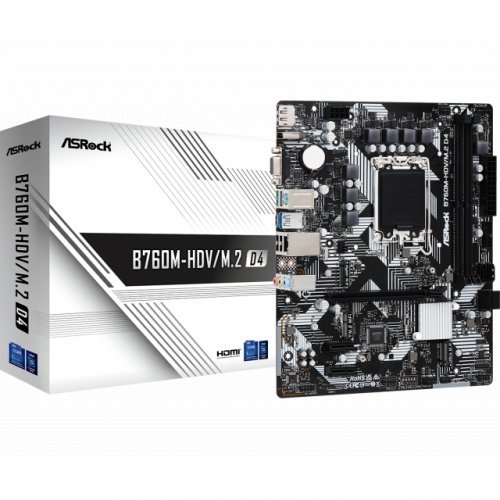 Дънна платка ASRock B760M-HDV M.2 B760M-HDV/M.2 D4 (снимка 5)