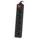 Разклонител Lanberg PS1-05E-0150-BK