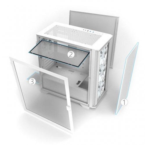 Компютърна кутия MONTECHPC AIR 100 ARGB GEMT-006 (снимка 6)