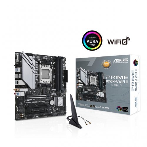 Дънна платка Asus B650M PRIME B650M-A WIFI II (снимка 1)