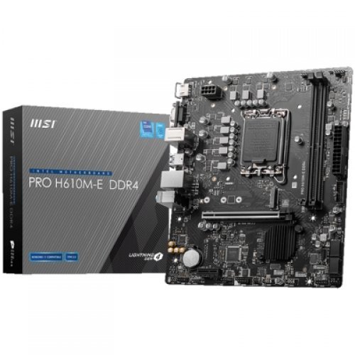 Дънна платка MSI H610M-E PRO_H610M-E_DDR4 (снимка 1)