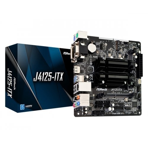 Дънна платка ASRock J4125B J4125B-ITX (снимка 1)
