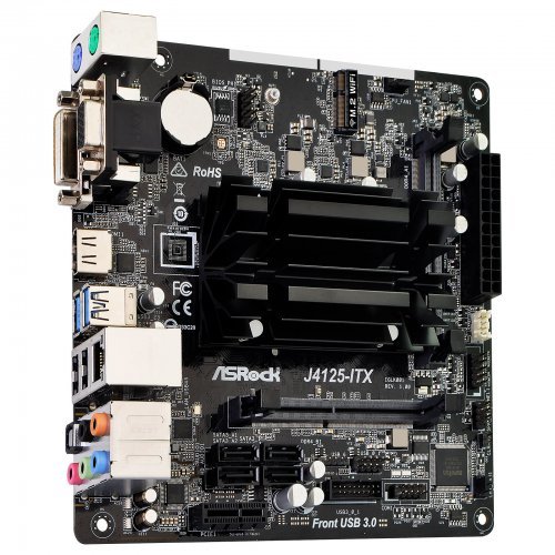 Дънна платка ASRock J4125B J4125B-ITX (снимка 3)