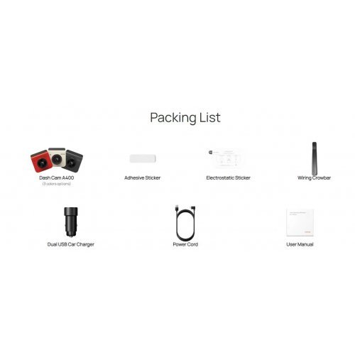 Видеорегистратор Xiaomi 70MAI-A400-grey (снимка 15)