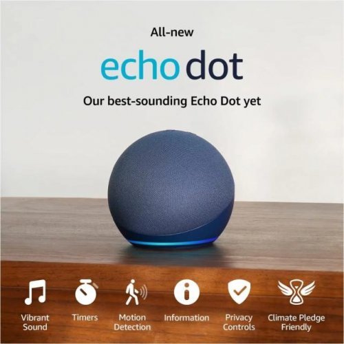 Преносими тонколони > Amazon B09B8RF4PY AMAZON-ECHO-DOT5-DEEP-BL (снимка 3)
