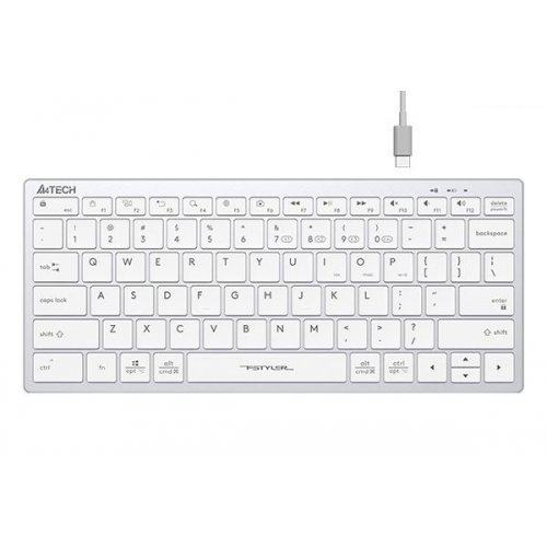 Клавиатура A4Tech A4-KEY-FBX51C-WHITE (снимка 1)