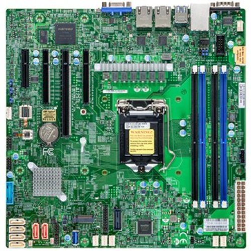 Дънна платка Supermicro MBD-X12STL-F-O (снимка 1)