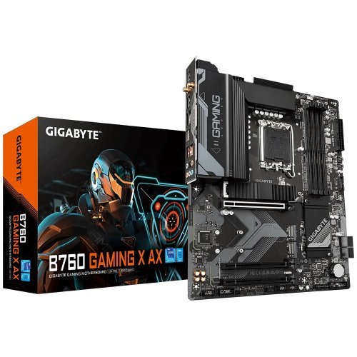 Дънна платка Gigabyte B760 B760 GAMING X AX (снимка 1)