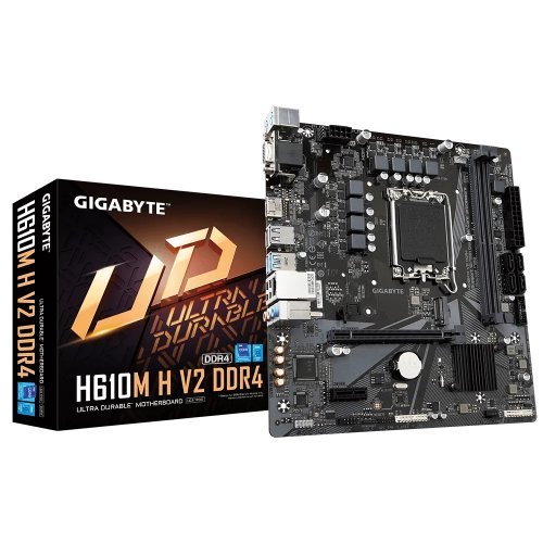 Дънна платка Gigabyte H610M H610M H V2 DDR4 (снимка 1)