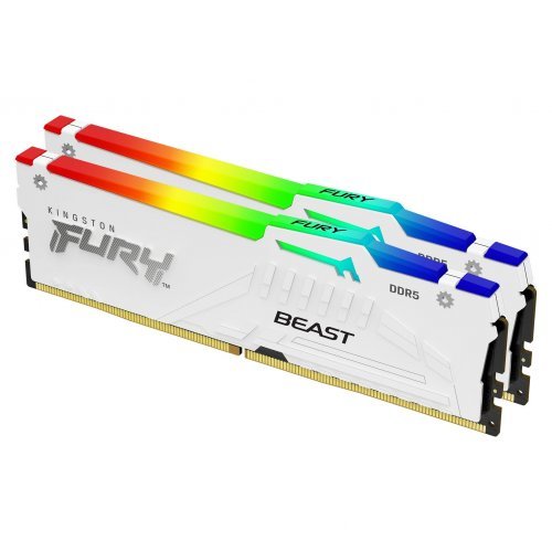 RAM памет Kingston FURY Beast White RGB EXPO KF560C36BWEAK2-64 (снимка 1)