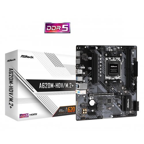 Дънна платка ASRock A620M-HDV A620M-HDV/M.2+ (снимка 4)