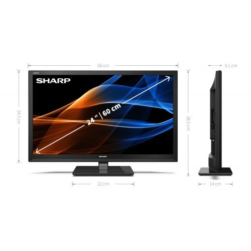 Телевизор Sharp 24EA3E (снимка 6)