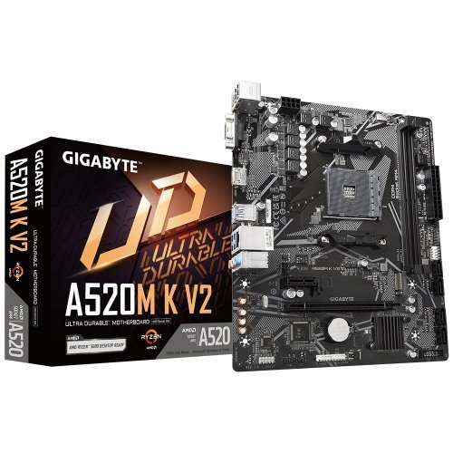 Дънна платка Gigabyte A520M A520M K V2 (снимка 4)