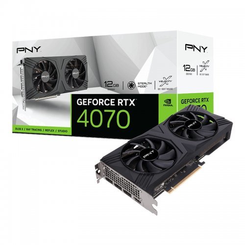 Видео карта PNY GeForce RTX 4070 VCG407012DFXPB1 (снимка 7)