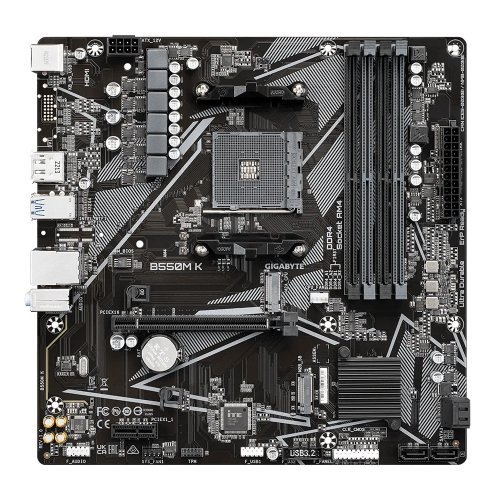 Дънна платка Gigabyte K B550M K 1.0 (снимка 2)