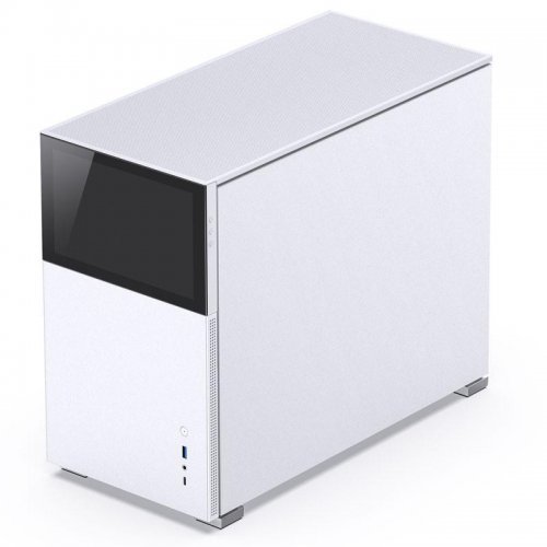Компютърна кутия Jonsbo D31 Screen mATX White (снимка 4)