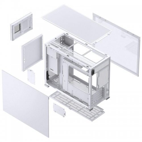 Компютърна кутия Jonsbo D31 Screen mATX White (снимка 9)