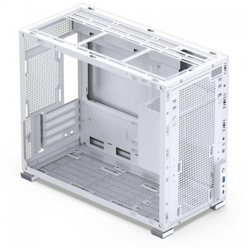 Компютърна кутия Jonsbo D31 Screen mATX White (снимка 10)