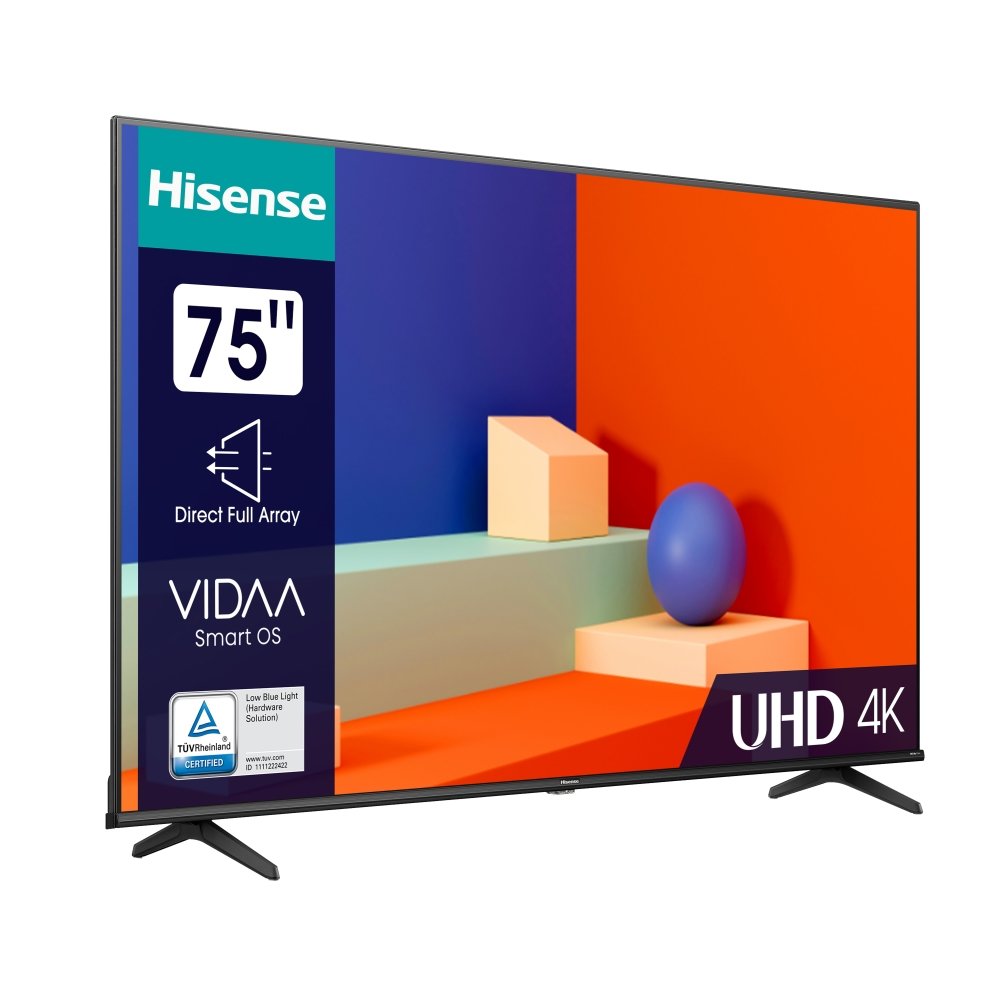 Телевизор Hisense 75" A6K, 4K Ultra HD 3840x2160, DLED, DFA, Precision ...