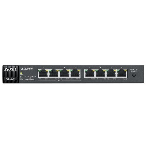 Суичове > Zyxel GS1100-8HP GS1100-8HP-EU0101F (снимка 2)