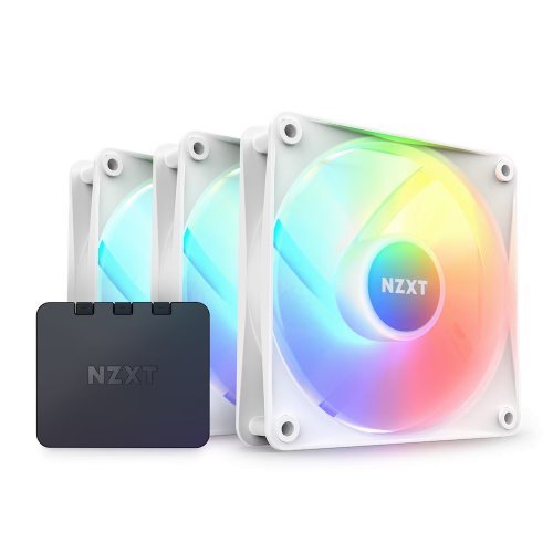 Комплект вентилатори NZXT F Series RGB RF-C12TF-W1 (снимка 1)