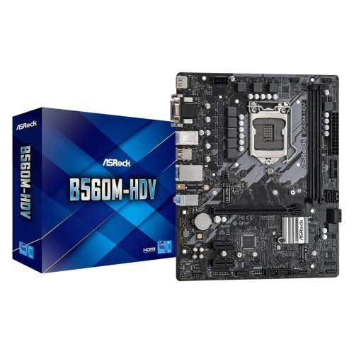 Дънна платка ASRock B560M-HDV R3.0 (снимка 1)