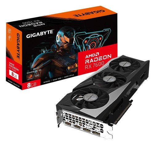 Видео карта Gigabyte RX 7600 GV-R76GAMING OC-8GD (снимка 4)