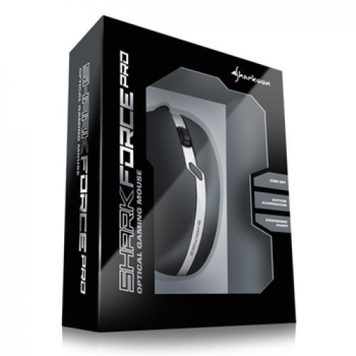 Мишка Sharkoon Shark Force PRO Black/White (снимка 3)
