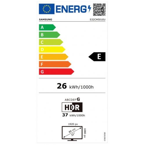 Монитор Samsung LS32CM501EUXDU (снимка 6)