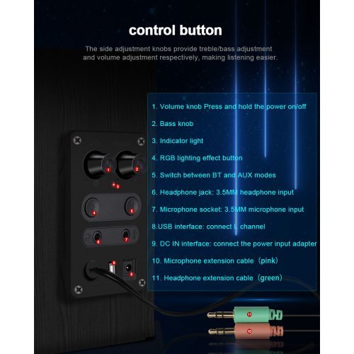 Тонколони за компютър Redragon GS811 (снимка 4)
