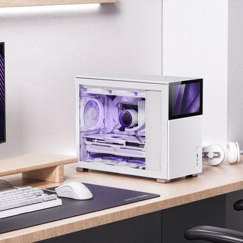 Компютърна кутия Jonsbo D31 Mesh Screen mATX White (снимка 10)
