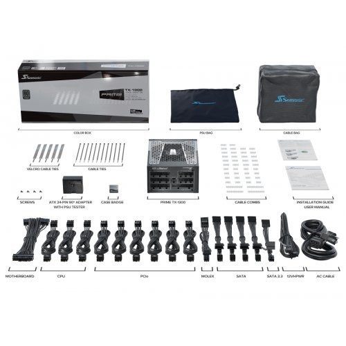 Захранващ блок Seasonic 1TX13TART3A10X (снимка 4)