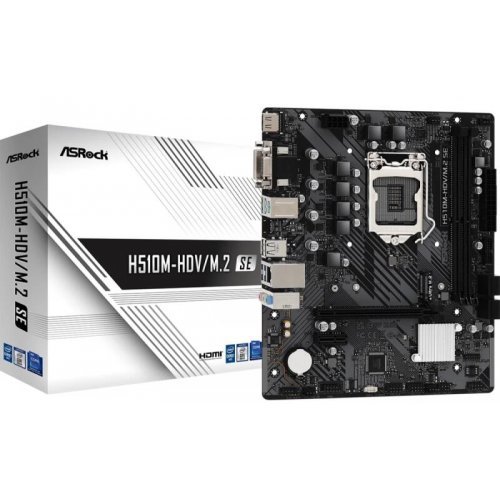 Дънна платка ASRock H510M-HDV/M.2 SE (снимка 1)