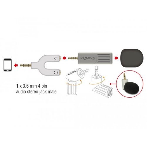 Микрофон Delock 65893 (снимка 4)