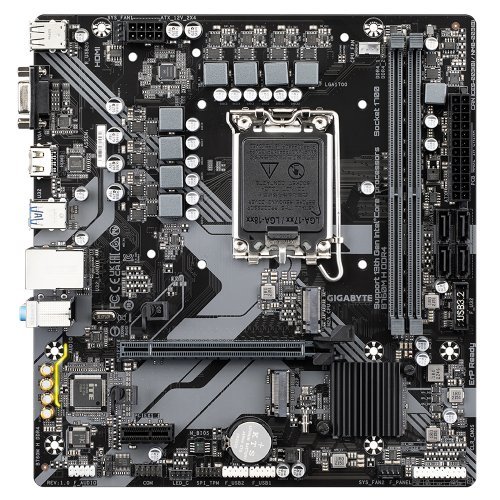 Дънна платка Gigabyte B760M B760M H DDR4 (снимка 1)