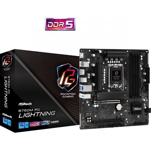 Дънна платка ASRock B760M 90-MXBM20-A0UAYZ (снимка 1)
