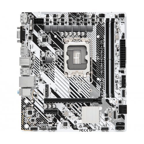 Дънна платка ASRock H610M-HDV/M.2+ D5 (снимка 1)