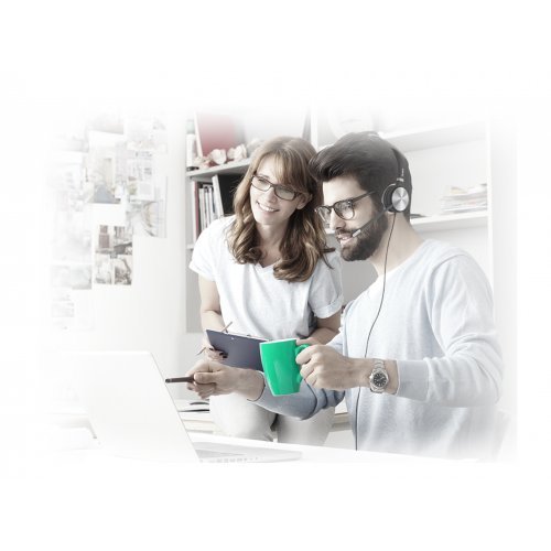 Колцентър слушалка Yealink UH36 Dual UC 1308016 (снимка 6)