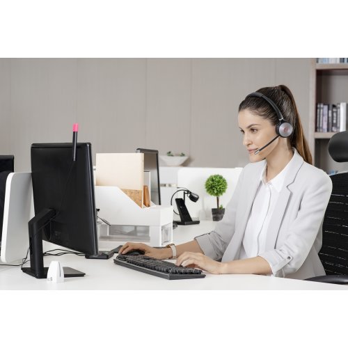 Колцентър слушалка Yealink WH62 Dual Teams 1308001 (снимка 11)