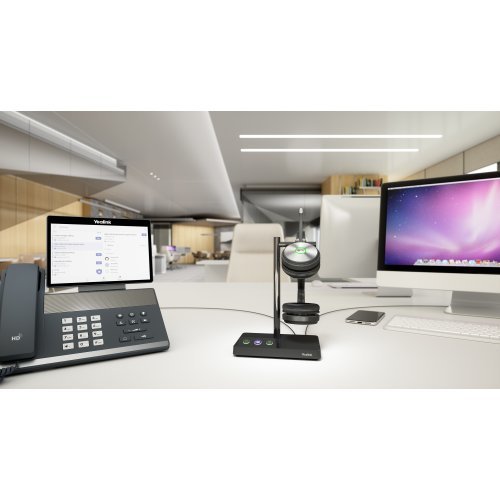 Колцентър слушалка Yealink WH62 Dual Teams 1308001 (снимка 16)