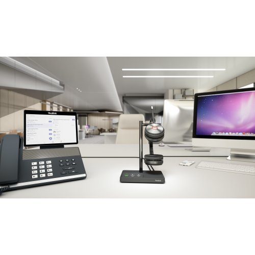 Колцентър слушалка Yealink WH62 Dual Teams 1308001 (снимка 18)