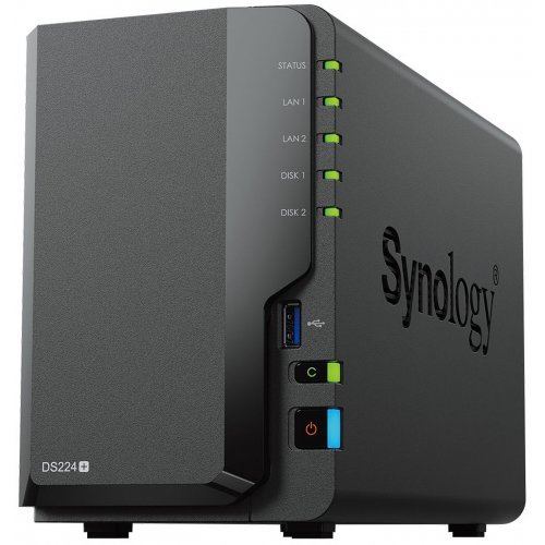 NAS устройство Synology DS224+/2XHAT3300-4T (снимка 2)