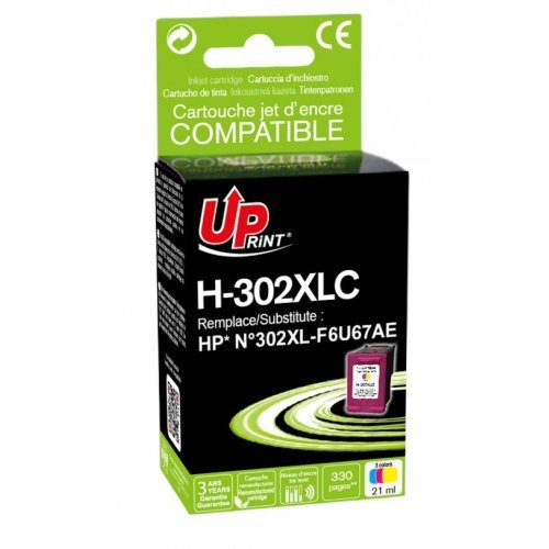 Консумативи за мастиленоструен печат > UPRINT LF-INK-HP302XL-COL-UP (снимка 1)