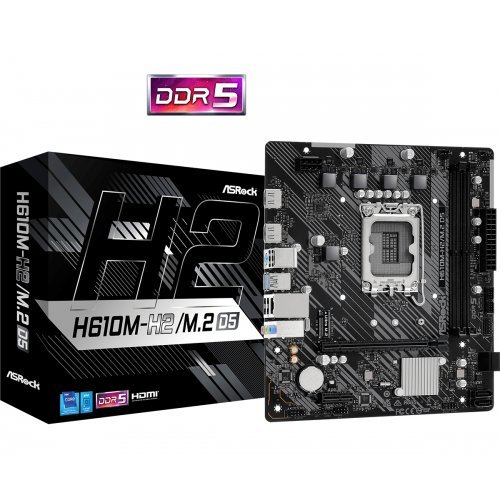 Дънна платка ASRock H610M-H2/M.2 D5 (снимка 4)