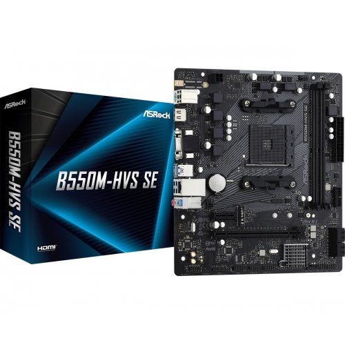 Дънна платка ASRock B550M-HVS SE (снимка 4)