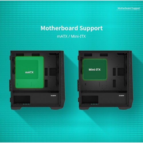 Компютърна кутия Zalman Iceberg ZM-Z1-ICEBERG-BK (снимка 12)