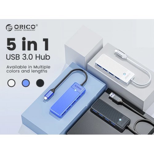 USB хъб Orico PAPW3AT-C3-015-BK-EP (снимка 4)
