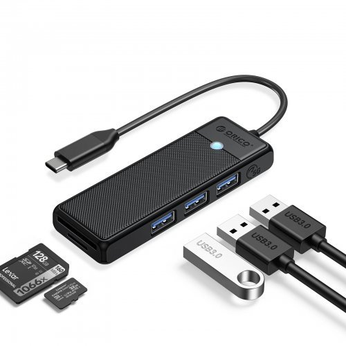 USB хъб Orico PAPW3AT-C3-015-BK-EP (снимка 1)