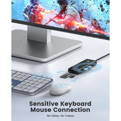 USB хъб Orico PAPW3AT-U3-015-WH-EP (снимка 9)