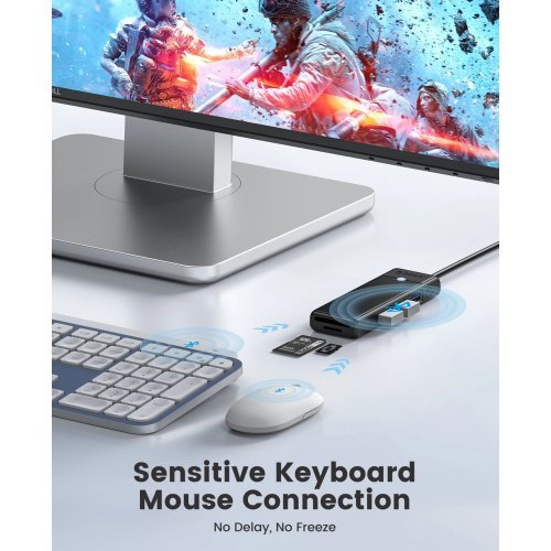 USB хъб Orico PAPW3AT-U3-015-BK-EP (снимка 3)